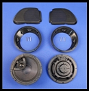 J&M ROKKER XRP 6.58" Fairing Speaker Kit w/ H-O PEI Tweeters for 1998-2013 RoadGlide/Ultra