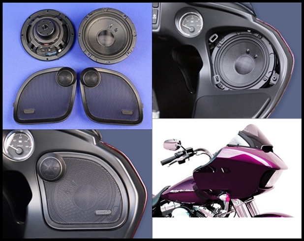 J&M ROKKER-2 XXR 6.71" Fairing Speaker Kit for 2015-23 Harley RoadGlide/Ultra/Ultra Ltd.