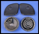 J&M ROKKER XRP 6.58" Fairing Speaker Kit w/ H-O PEI Tweeters for RoadGlide/Ultra/Ultra Ltd