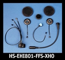 J&M Elite 801 Series Helmet Headset for most Full-Face Style Helmets