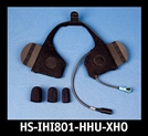 J&M Elite 801 Series Integrated Helmet Headset for most shorty-style (1/2) Helmets