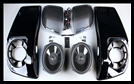 JMC ROKKER Saddlebag Lid Kit w/6X9" Speakers & Plug-n-Play Wire Harness for 2024 - 25 Harley StreetGlide/RoadGlide