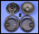 J&M ROKKER-2 XXR 6.71" Rear-Pod Speaker Kit w/ Grill Mounted Tweeters for Ultra/Ltd
