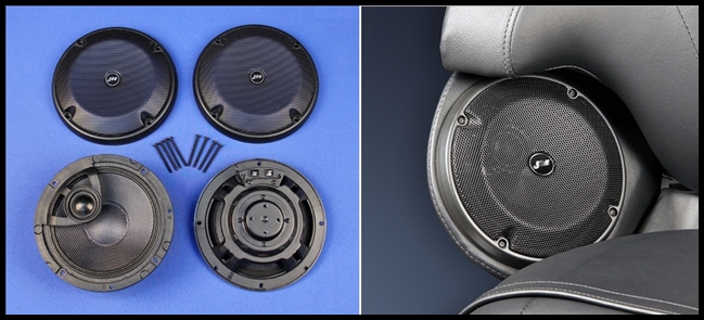 J&M ROKKER XRP 6.58" Rear-Pod/Lower-Fairing Speaker Kit w/ H-O PEI Tweeters for Ultra/Ltd