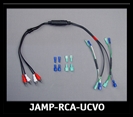 J&M Amplifier Harness for 2006-2013 Harley CVO Ultra to Connect RCA Input