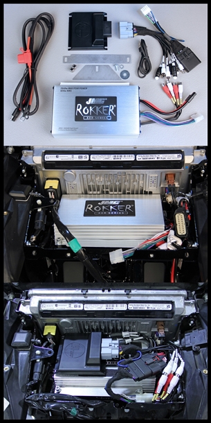 JMC ROKKER 1000XXR A2B 2/4-Ch Amplifier Kit 2023 1/2 - 2025 Harley RoadGlide/StreetGlide/CVO
