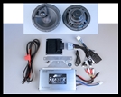 JMC ROKKER 1000XXR A2B Amplifier / 2-Speaker Kit 2023 1/2 - 2025 Harley RoadGlide/StreetGlide/CVO
