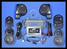 J&M ROKKER Stage 6 Audio Kit 800w 4-Ch Amp/6.71" Fairing/Lower/Rear Spkrs 2014-23 Harley Ultra/Ltd