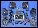 J&M ROKKER Stage 6 Audio Kit 800w 4-Ch Amp/6.71" Fairing/Lwr/Rear Spkrs 2016-23 Harley RG Ultra/Ltd