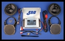 J&M ROKKER Performance Series 200w 2-Speaker/Amp Kit for 98-13 Harley StreetGlide/Ultra/Tri-Glide