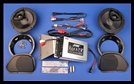J&M ROKKER Performance Series 200w 2-Speaker/Amp Kit for 98-13 Harley RoadGlide/Ultra
