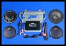 J&M ROKKER XXR EXTREME 400w 2-Speaker/Amplifier Kit for Harley StreetGlide/Ultra
