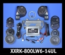 J&M ROKKER XXR EXTREME 800w 6-Speaker/Amplifier Kit for Harley Ultra/Ultra Ltd