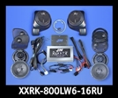J&M ROKKER XXR EXTREME 800w 6-Speaker/Amplifier Kit for Harley RoadGlide Ultra/Ultra Ltd