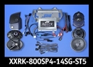 J&M STAGE-5 ROKKER XXR Custom 800w 4-Spkr/Amp Kit for 2014-21 Harley StreetGlide