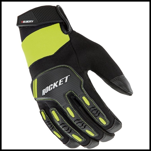 JOE ROCKET VELOCITY 3.0 MEN'S GLOVE - HI-VIZ / BLACK