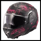 LS2 ADVANT II MODULAR HELMET - SOPHIA - MATTE PINK / BLACK