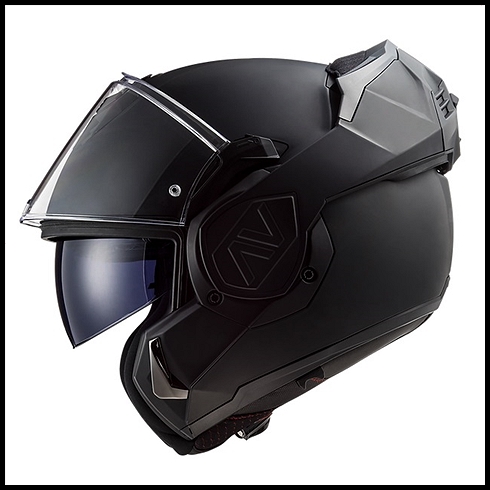 LS2 ADVANT MODULAR HELMET - MATTE NOIR (BLACK)