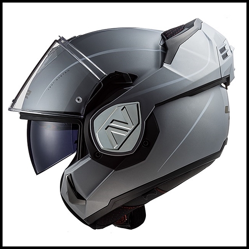 LS2 ADVANT MODULAR HELMET - MATTE SILVER