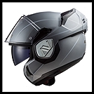 LS2 ADVANT MODULAR HELMET - MATTE SILVER