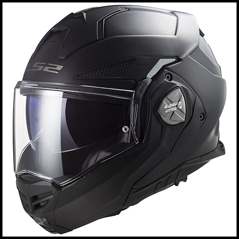 LS2 ADVANT X MODULAR HELMET - MATTE BLACK