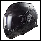 LS2 ADVANT X CARBON MODULAR HELMET - MATTE CARBON