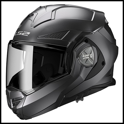 LS2 ADVANT X MODULAR HELMET - MATTE TITANIUM