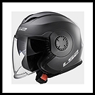 LS2 VERSO OPEN FACE HELMET - MATTE TITANIUM