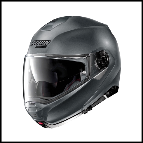 NOLAN N100-5 MODULAR FLIP-UP HELMET WITH VPS DROP DOWN INTERIOR SUNSCREEN - FLAT VULCAN GREY