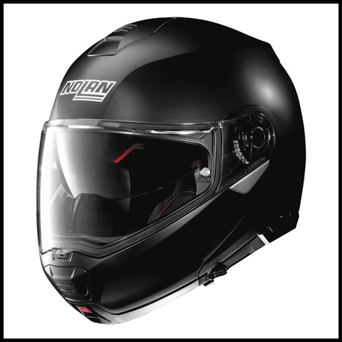 NOLAN N100-5 MODULAR FLIP-UP HELMET WITH VPS DROP DOWN INTERIOR SUNSCREEN - FLAT BLACK