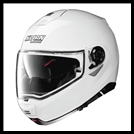 NOLAN N100-5 MODULAR FLIP-UP HELMET WITH VPS DROP DOWN INTERIOR SUNSCREEN - METALLIC WHITE