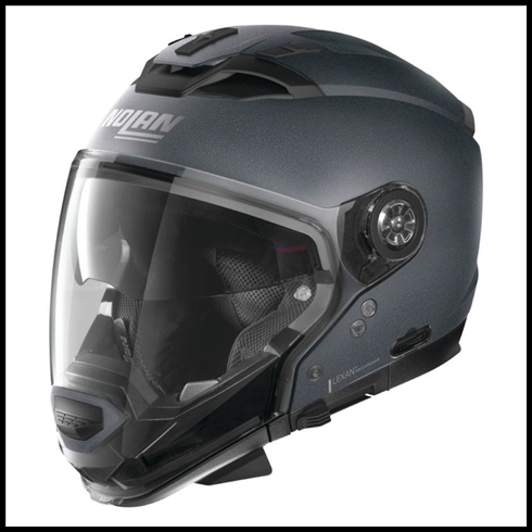 NOLAN N70-2GT 6 IN 1 CUSTOMIZABLE CROSSOVER HELMET - BLACK GRAPHITE