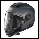 NOLAN N70-2GT 6 IN 1 CUSTOMIZABLE CROSSOVER HELMET - BLACK GRAPHITE