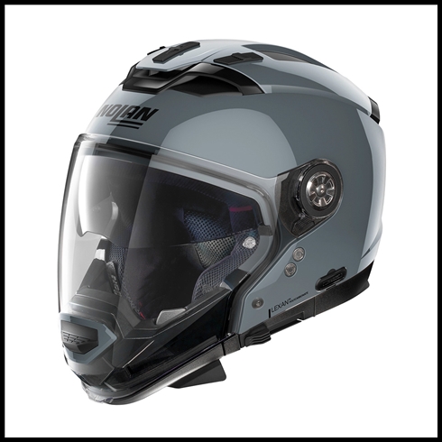 NOLAN N70-2GT 6 IN 1 CUSTOMIZABLE CROSSOVER HELMET - GLOSS SLATE GREY