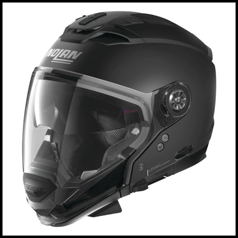 NOLAN N70-2GT 6 IN 1 CUSTOMIZABLE CROSSOVER HELMET - FLAT BLACK