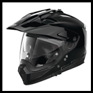 NOLAN N70-2X ADVENTURE-STYLE CUSTOMIZABLE CROSSOVER HELMET - GLOSS BLACK