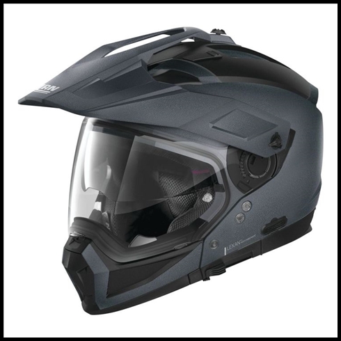 NOLAN N70-2X ADVENTURE-STYLE CUSTOMIZABLE CROSSOVER HELMET - BLACK GRAPHITE