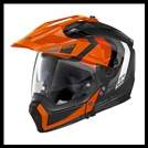 NOLAN N70-2X ADVENTURE-STYLE CUSTOMIZABLE CROSSOVER HELMET - DECURIO ORANGE