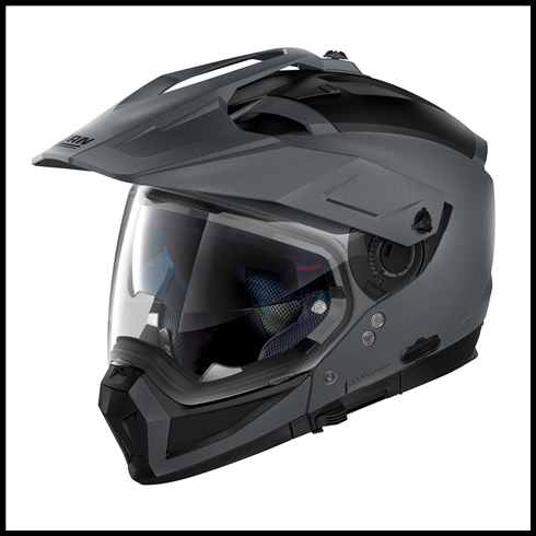 NOLAN N70-2X ADVENTURE-STYLE CUSTOMIZABLE CROSSOVER HELMET - FLAT VULCAN GREY