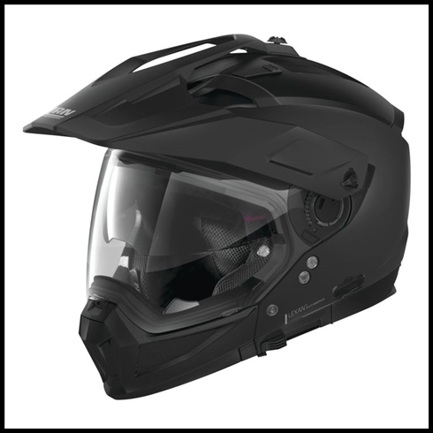 NOLAN N70-2X ADVENTURE-STYLE CUSTOMIZABLE CROSSOVER HELMET - FLAT BLACK