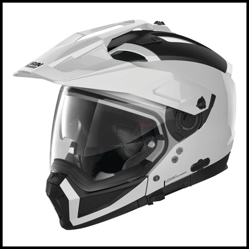 Sierra Electronics Nolan N70 2x Adventure Style Crossover Helmet Metal White Nolan N70 2 X Nolan N70 2x Metalwhite