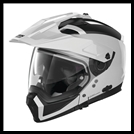 NOLAN N70-2X ADVENTURE-STYLE CUSTOMIZABLE CROSSOVER HELMET - METAL WHITE