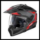 NOLAN N70-2X ADVENTURE-STYLE CUSTOMIZABLE CROSSOVER HELMET - TORPEDO FLAT GREY/RED