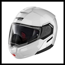 NOLAN N90-3 MODULAR FLIP-UP HELMET WITH VPS DROP DOWN INTERIOR SUNSCREEN - METAL WHITE