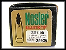 NOSLER BALLISTIC TIP 22 CAL. 55 GR. SPITZER BOAT TAIL RELOADING BULLETS