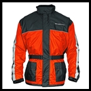 NELSON- RIGG SSJ SOLO STORM MOTORCYCLE RAIN JACKET - HI-VIS ORANGE/BLACK