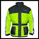 NELSON- RIGG SSJ SOLO STORM MOTORCYCLE RAIN JACKET - HI-VIS YELLOW/BLACK