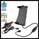 RAM HOL-UN14WB-V7M Quick-Grip Waterproof Wireless Charging Holder with Charger