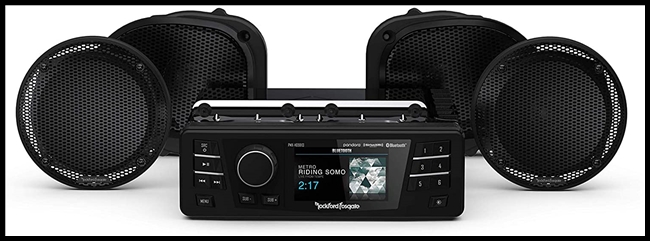 Rockford Fosgate - 1998-2013 Harley-Davidson Road Glide Ultra Source Unit & 4-Speaker Kit