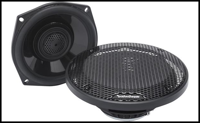 Rockford Fosgate - Power Harley-Davidson 5.25" Full Range Tour-Pak Speakers (1998-2013)